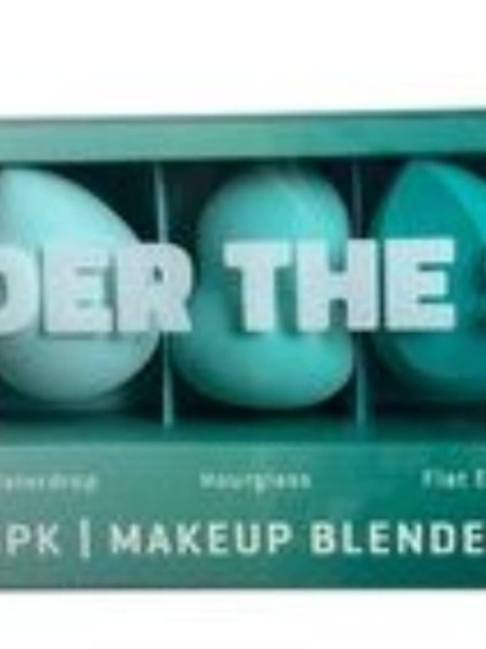5 Makeup Blender Sponge Set - Teal Green.
